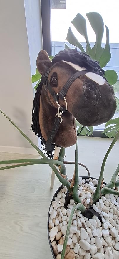 Hobby Horse for Kids A4 Chestnut Hobby Horse on Stick