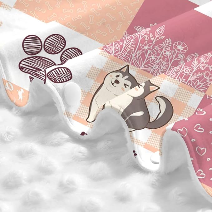 Personalized Baby Car Seat Canopy for Girls, Custom Name Baby Car Seats Covers for Babies, Opening Minky Nursing Breastfeeding Stroller Cover Infant Carseat Canopies for Newborn (Cute Puppy Pink)