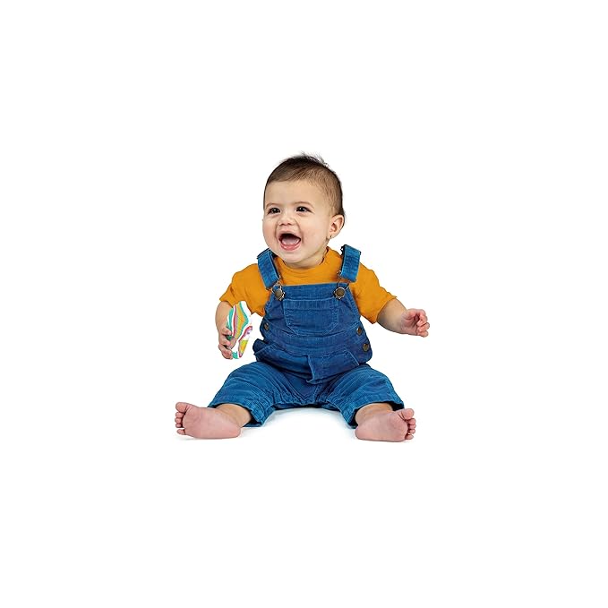 Bright Starts Soothing Soft Serve Silicone Teether, Easy-Grasp Ice Cream Cone, BPA Free, Unisex, 3 Months+ (Pack of 2)