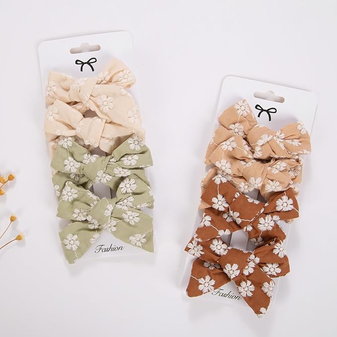 Baby Hair Clips Fully Lined Non Slip Hair Pins Baby Girls Hair Bows Barrettes Hair Accessories for Little Girls Infants Toddlers