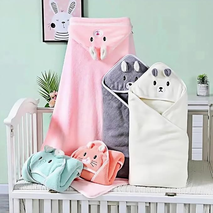 31 * 31 in Baby Bath Towels with Hood,Hooded Towels for Toddlers 1-3, Toddler Girl Boy Robe,Baby Towel, Infant Kids Towels for Newborn Babies,Toallas de Baño para Bebe