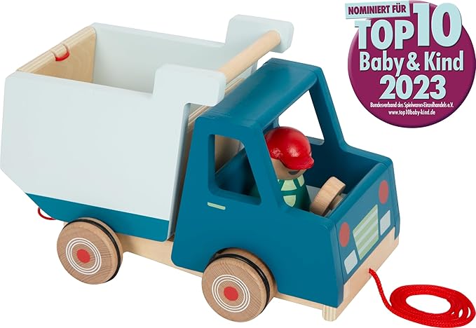 Pull-Along Dump Truck Playset