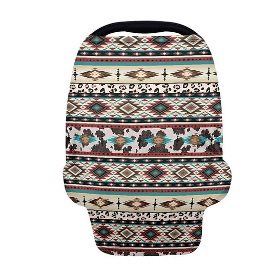 Southwest Hippie Tribal Softy Car Seat Canopy for Babies Stretchy Nursing Cover Muti Use Cover for Shopping Cart,Car Seat,High Chair,Stroller