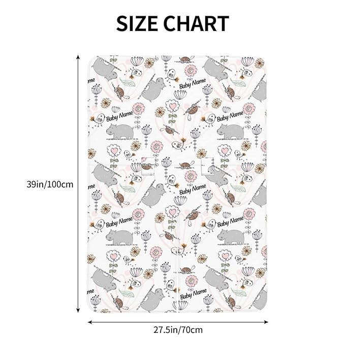 Personalized Cute Tortoise Hippo Baby Infant Car Seats Canopy for Babies with Name, Custom Car Seat Covers for Baby Boys Girls, Peekaboo Minky Nursing Breastfeeding Stroller Canopies for Newborn