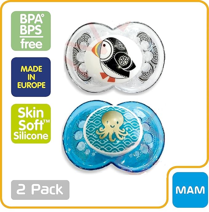 MAM Original, Nipple Shape Helps Promote Healthy Oral Development, 2 Pack, 16+ Months, Bird