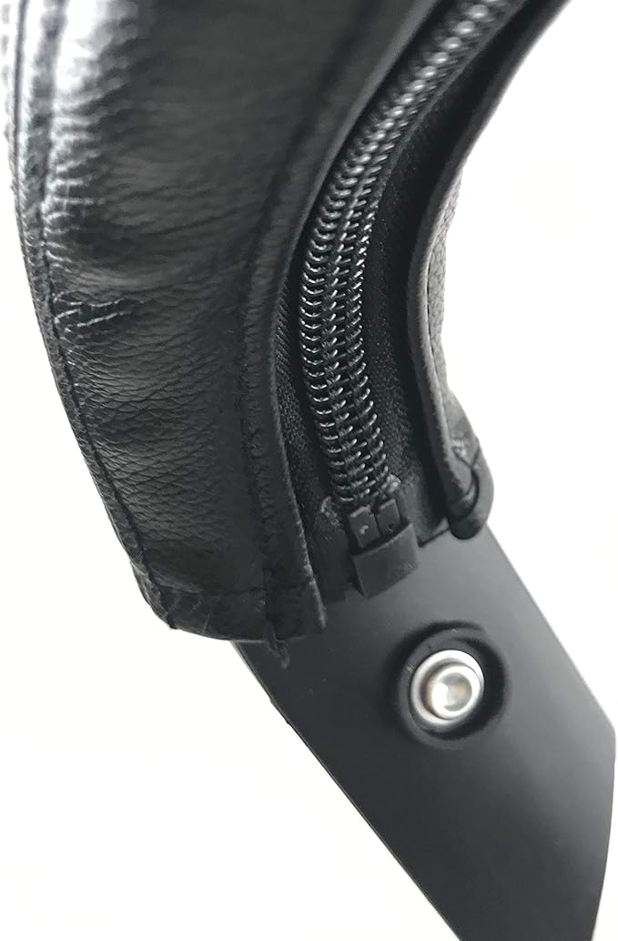 Classic Luxury PU Leather Handle Cover for Doona Stroller & Car Seat, Dust-proof, Water-repellent, Black