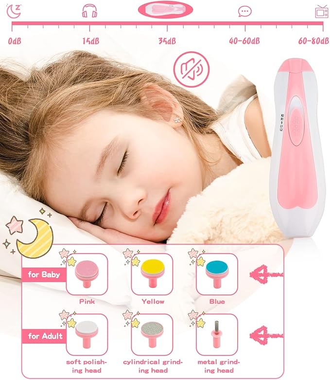 Baby Grooming and Healthcare Kit, Portable Baby Safety Care Set with Hair Brush Comb Nail Clipper Nasal Aspirator for Nursery Newborn Infant Girl Boy (31 in 1, Pink)