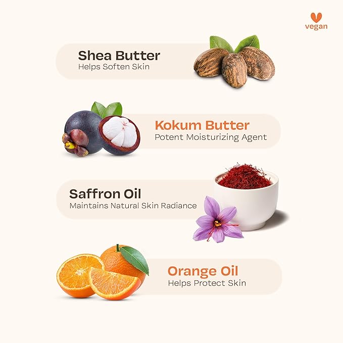 MAATE Baby Body Butter (50 gm) | Enriched with Pure Kokum Butter, Shea Butter, Orange & Saffron Oil | Baby Cream For Face, Skin & Body | Baby Body Butter For Kids 0-12 years | Baby Moisturizer Cream