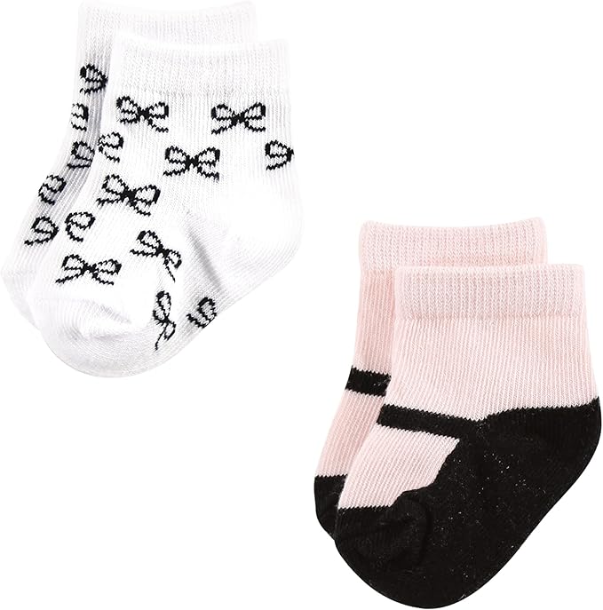 Hudson Baby Baby Girls' Sock and Headband 12pc Set