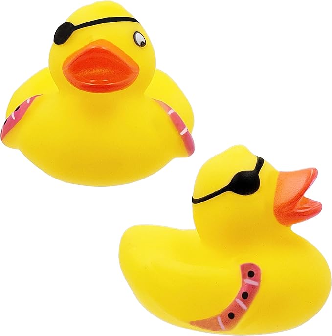 St. Patrick's Pirate Rubber Duck 800-Pack Toy Duckies for Kids, Bath Birthday Projects Gifts Baby Showers Classroom Summer Beach and Pool Activity Party Favors, 2" Inches