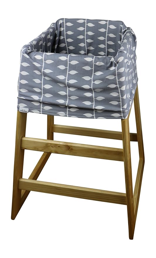 Baby Car Seat & Nursing Cover & Drawstring Carry Bag in Gray Ivy Design Shower Gift Breathable Stretchy Universal 4 in 1 Multi-Use Infant Carseat Canopy Covers Shopping Cart High Chair Stroller