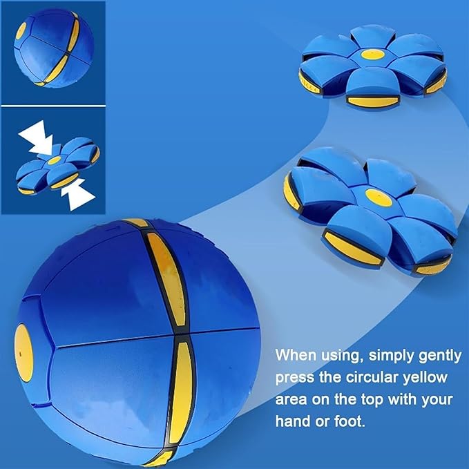 Step on Pop Up Ball, Childrens Bouncing Ball Pop Up, Magic Flying Saucer, Bouncy Balls, Suitable for Indoor & Outdoor Use