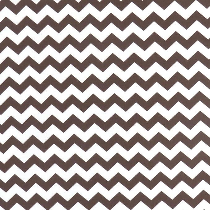SheetWorld Fitted Pack N Play Playard Sheet 36x36, Fits The Graco Tot Bloc, Delta Children Playard, and All 36 x 36 Mattresses, 100% Cotton Woven, Brown Chevron Zigzag, Made in USA