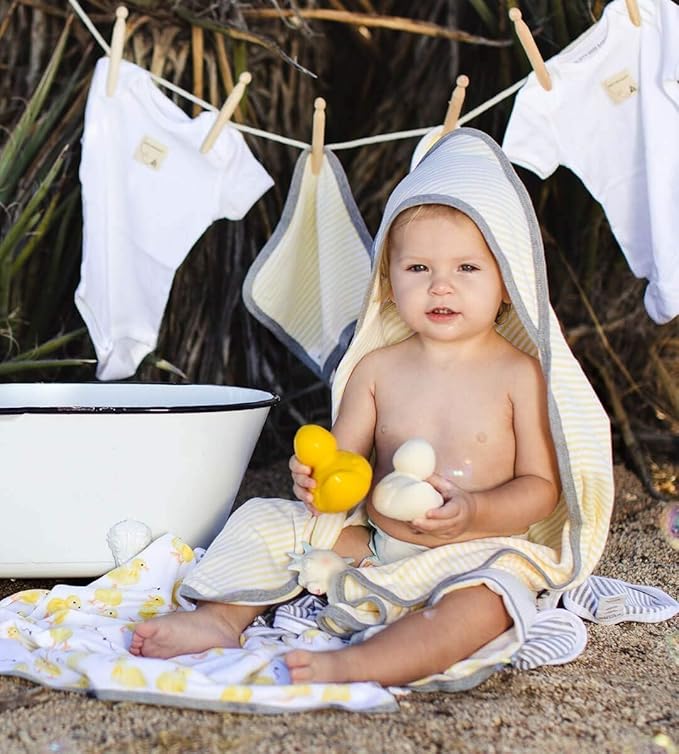 Burt's Bees Baby Infant Washcloths, 100% Organic Cotton, Soft and Super Absorbent Knit Terry & Woven Terry Wash Cloth