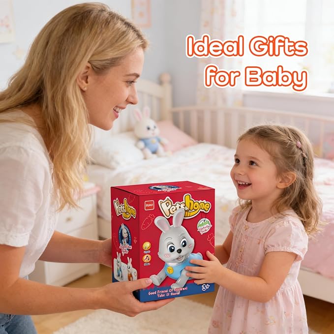 Crawling Baby Toys, Fun Tummy Time Toy for Toddlers with Music and Light, Interactive Walking Moving Sensory Toys for Infant Baby Girls and Boys, Birthday Gifts for Kids Boy Girl 3 4 5 6 7 8 Years