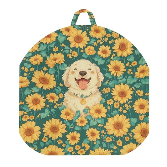 Newborn Lounger Cover, Sunflower Dog Print Strechy Newborn Lounger Cover Newborn Lounger Pillow Cover Removable Baby Lounger Slipcover Soft Infant Lounger Cover for Baby Boys Girls