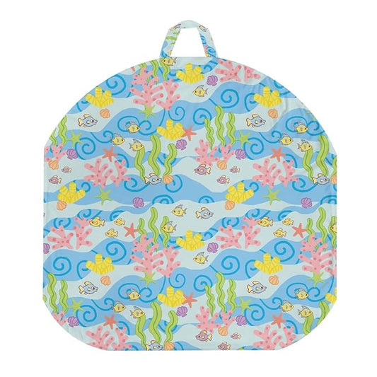 Cute Ocean and Fish Newborn Lounger Cover Lounger Cover for Boys Girls Comfy Fit Infant Lounger for Baby, Infant Removable Slipcover Stain Resistant and Scratch Resistant