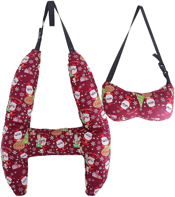 Generic Kids Car Seat Head Support H Shape Kids Neck Pillow - Kid Car Sleeping Head Support, 28x22in Car Travel Pillow with Headrest for Kids and Adults for Head, Neck, Arm Supports, Christmas
