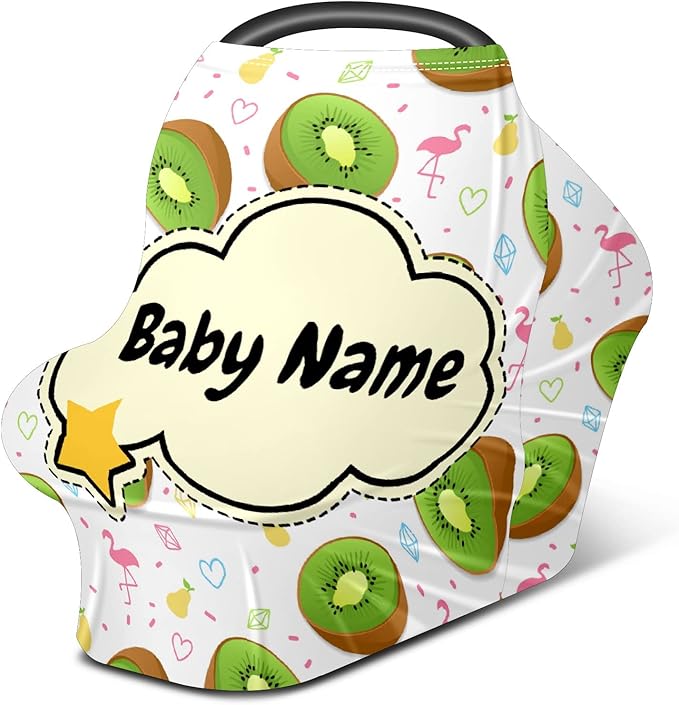 Baby Car Seat Stroller Cover Nursing Cover New Mom Breastfeeding Scarf Soft Stretchy Infant Carrier Cover Car Canopy Coverage