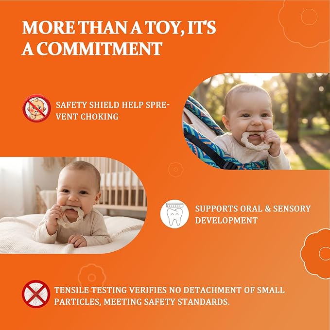 Easter Baby Teething Toys Baby Essentials & Infant Toys Silicone Teether for Babies 0 3 6Months Baby Chew Toys Newborn Learning Developmental Teether Relief Toys with 3pack Baby Toys Gifts Box