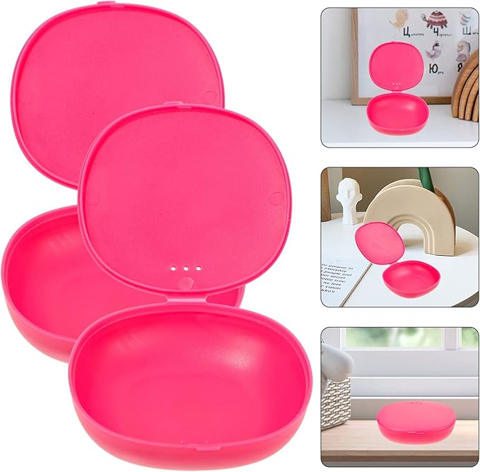 Beavorty Storage Box Plastic Compact Holder for Reusable Period Cups Travel and Home Organization 1.3X1.3X0.3 Inches
