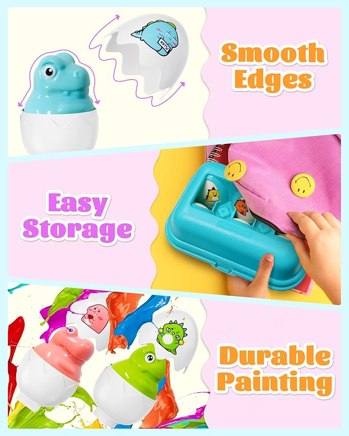Easter Egg for Toddlers 1-3, Toddler Easter Basket Stuffers, Montessori Toys for 1 2 3 Year Old Boys Girls, Matching Sensory Eggs Fillers Toys, Easter Birthday Gifts for 1 2 3 Year Old Girl Boy