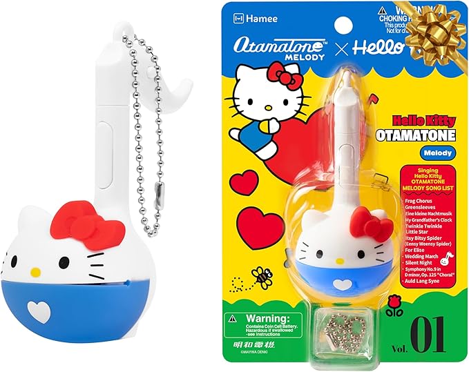 Otamatone Melody Hello Kitty and Friends Electronic Portable Music Instrument/Synthesizer Toy from Japan by Maywa Denki [English Instructions] - Hello Kitty