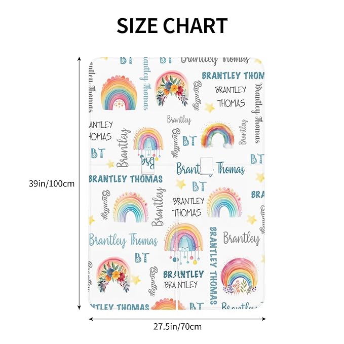 Personalized Winter Baby Car Seat Cover with Name Rainbow Winter Car Seat Cover for Baby Seat or Stroller Custom Infant Car Seat Covers Minky Blankets Nursing Cover Breastfeeding Scarf