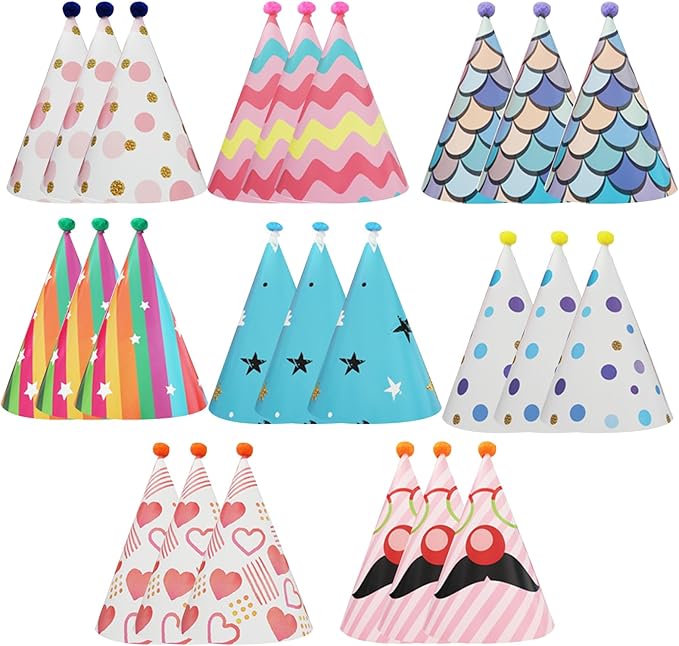 Boy Girl Birthday Crown, Prince Princess Birthday Hat Headband Tiara Crown Cake Photo Prop Party Decorations