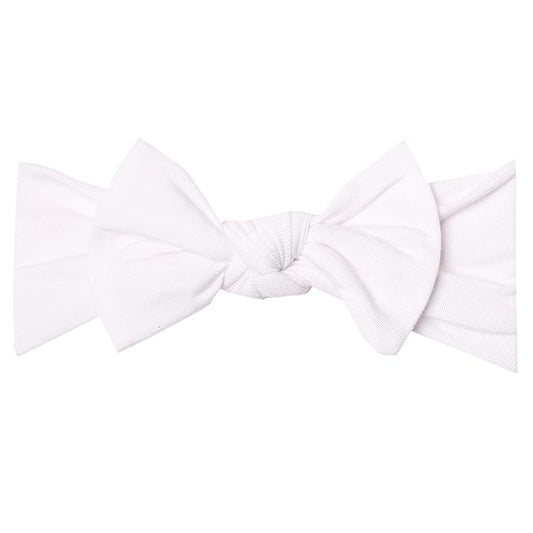 Copper Pearl Baby Bows: Stylish Headbands for Baby Girls, Premium Soft and Stretchy Baby Headbands, Perfect for Newborns, Trendy Designs - Dove