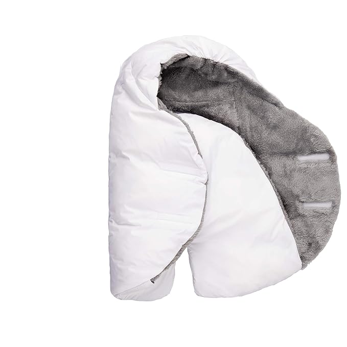 7 A.M. 7AM Enfant Nido Baby Wrap - Multifunctional Car Seat Cover for Baby Boy & Girl, Winter Stroller & Car Seat Swaddle Blankets for Babies, Micro-Fleece & Plush Lined (Small)