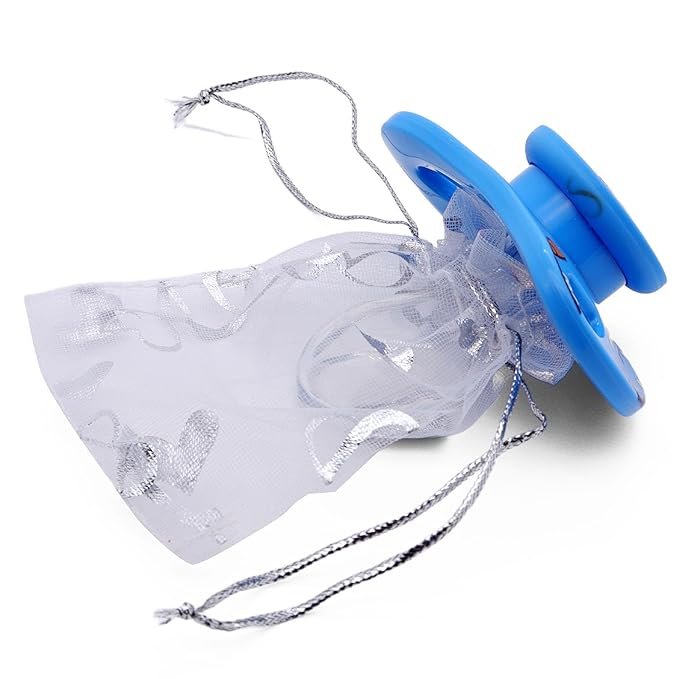 Adult Pacifier for Anxiety: Cute Paci Large Shield for Sleep - Handle Binky with Pacifier Holder Clips