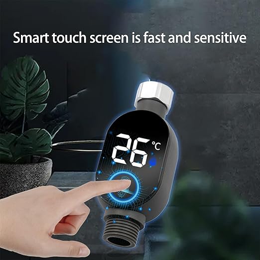 Shower Temperature Meter LED Digital Display Temperature Gauge Household Water Thermometers Waterproof Bath Thermostat