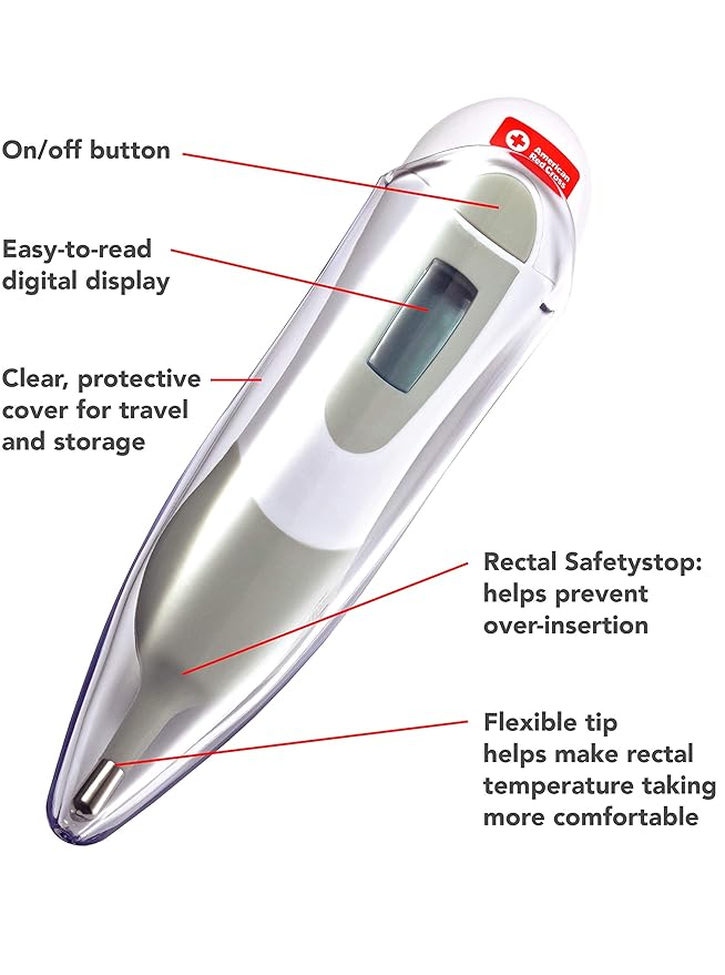 The First Years American Red Cross, Multi-Use Baby Thermometer (Pack of 5)