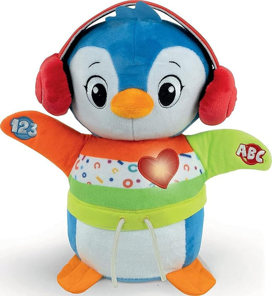 Clementoni Baby Clementoni 59287 Penguin Dancing with Me, Interactive Baby Toy with Music and Light Effects, Dancing and Singing Educational Toy for Toddlers from 12