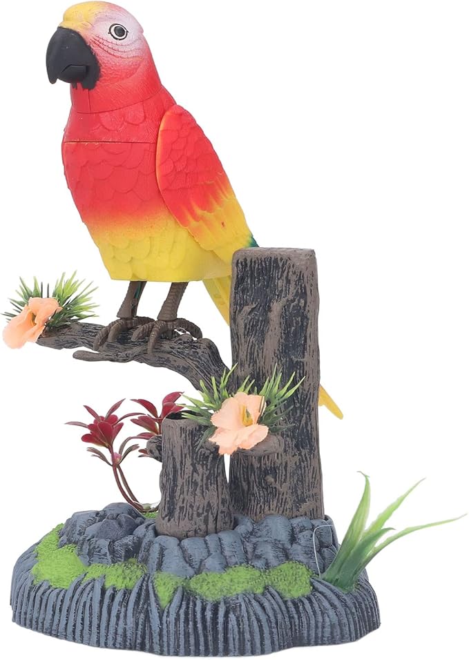 Electric Voice Control Chirping Singing Toy Fluttering Simulation for Children Adults (506G)