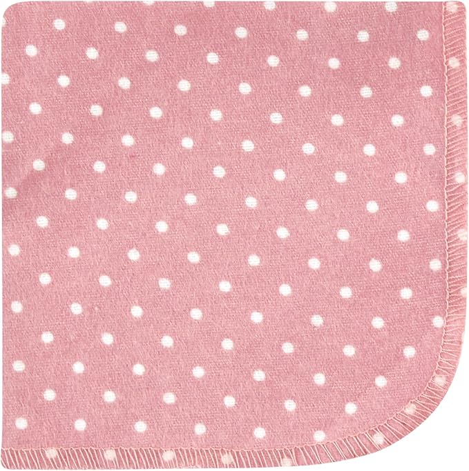 Hudson Baby Unisex Baby Flannel Cotton Washcloths, Dusty Rose Floral 12 Pack, One Size