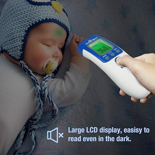 Easy@Home 3 in 1 Non-Contact Infrared Forehead Thermometer for Baby Adult and Child, NCT-301 (Pack of 3)