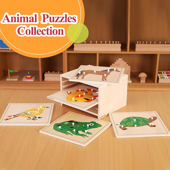 Montessori Outlet Horse Puzzle for Children 3-6 Years Montessori Education at School and Home