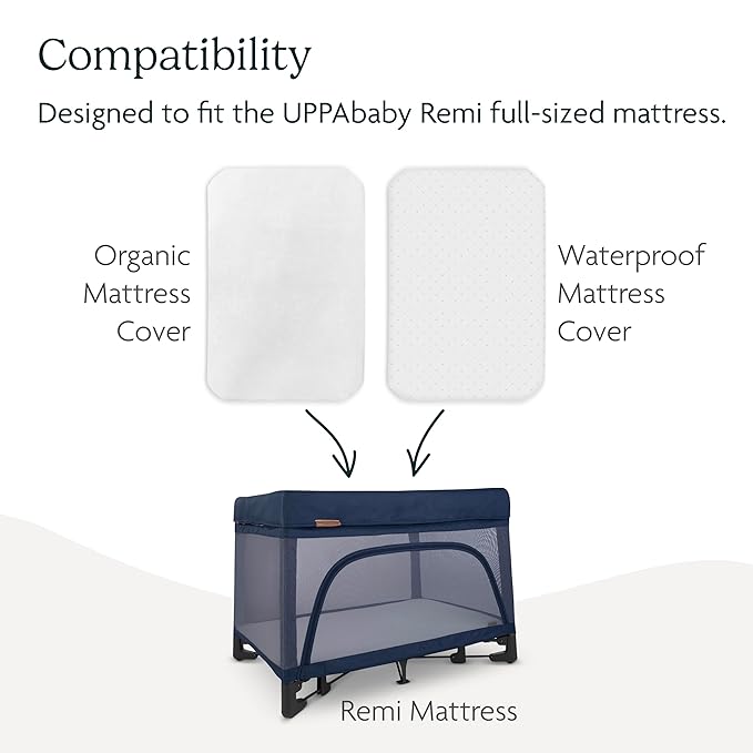 UPPAbaby Mattress Cover for Remi Playard/Soft and Comfortable/Machine Washable/Waterproof