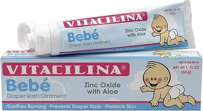 Vitacilina Bebe Diaper Rash Ointment 1.76 oz., 6 Pack
