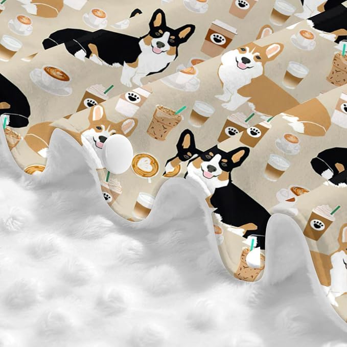 Corgi Gifts for Corgi Lovers Baby Car Seat Canopy Cover 39x27.5 Inches Multi Use Nursing Cover for Newborn Canopy Mom Nursing Breastfeeding Covers