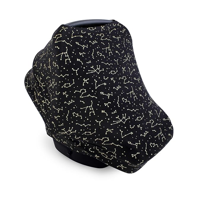 Hudson Baby Unisex Baby Multi-use Car Seat Canopy, Constellation, One Size
