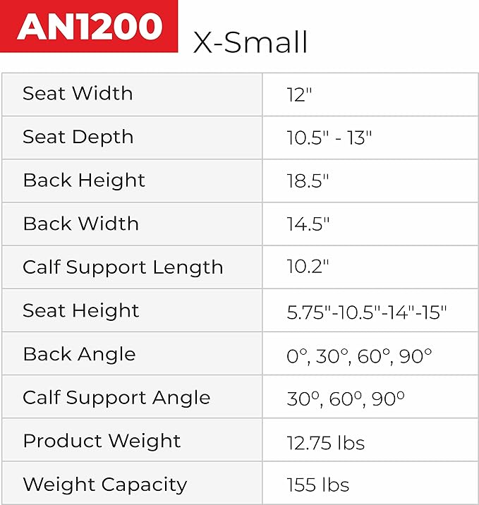 Anchor Pediatric Bath Chair for Kids with Special Needs by Circle Specialty- Adjustable Bath Chair for Children & Teens- Fast-Drying Mesh Fabric, Head Rest, Support Bars, Positioning Straps (X-Small)