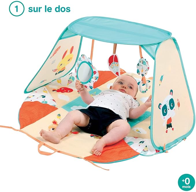 Ludi From Birth Modular - 3 Activity Positions, Play Mat and Play Area-Development of Motor Skills - From 0 Months, 20011, 1 Unit (Pack of 1)