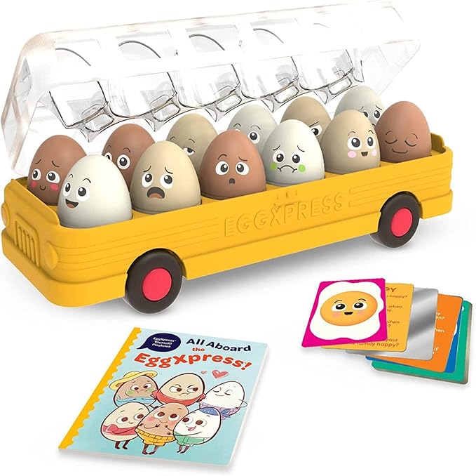 Battat Education – Matching Egg Toys for Toddlers – Color & Letter Recognition Sorting Game – Early Learning Educational Toys for 18+ Months – Fun & Engaging Playtime
