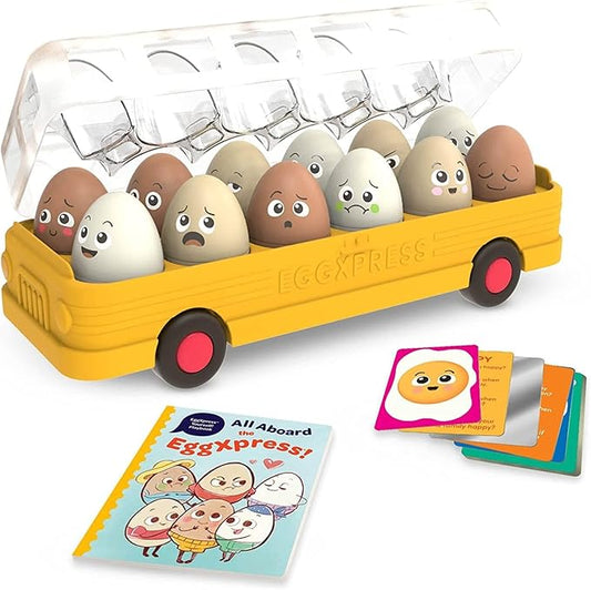 Battat Education – Matching Egg Toys for Toddlers – Color & Letter Recognition Sorting Game – Early Learning Educational Toys for 18+ Months – Fun & Engaging Playtime