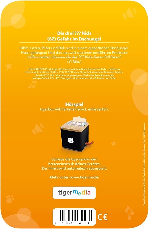 tigercard - Die drei ??? Kids - Gefahr im Dschungel