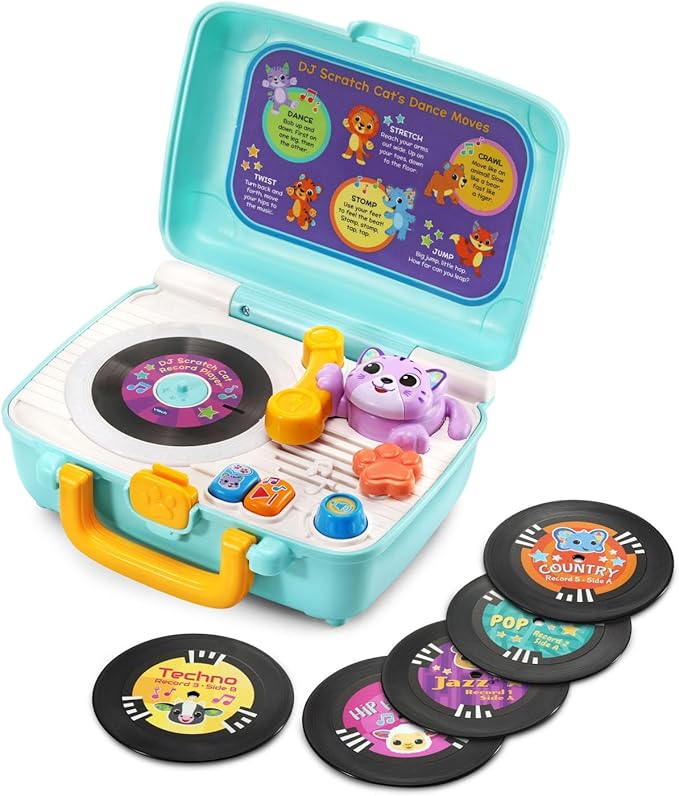 VTech DJ Scratch Cat Record Player