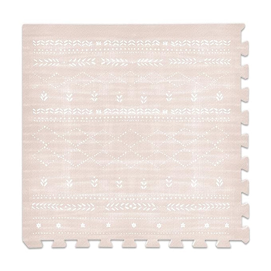 Lillefolk Baby Play Mat for Floor – 6x6ft Dusk | Soft Non Toxic Premium EVA Foam Tiles for Tummy Time, Crawling & Playroom – Waterproof Interlocking Floor Mat for Babies & Toddlers (9 Tiles)